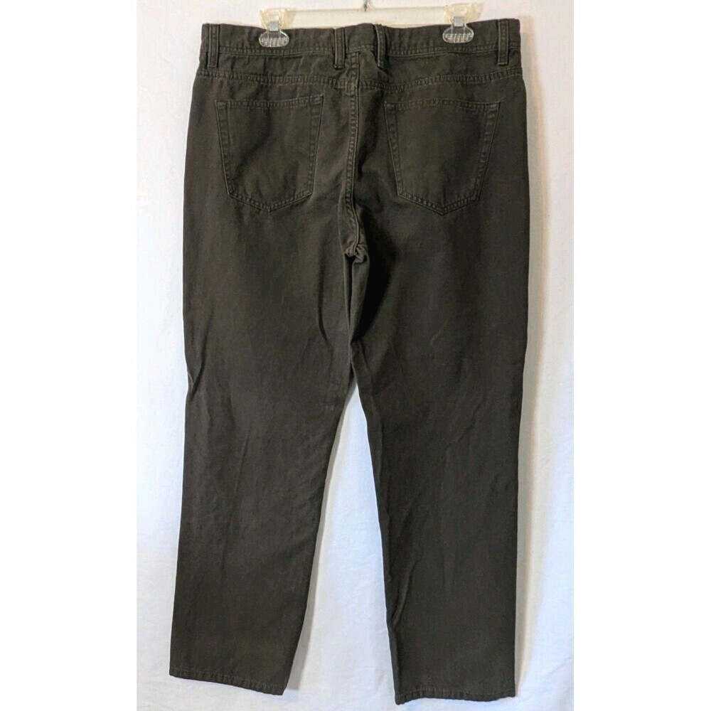 Weatherproof WP Men’s Work Pants 36x32 Dark Olive Utility Cotton - Picture 2 of 7